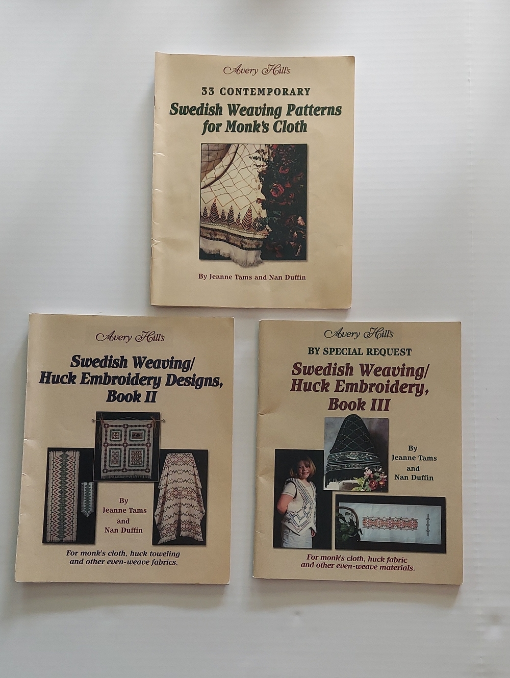 Avery Hill's Swedish Weaving Pattern Books Set Of 3